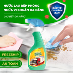 Nước lau bếp phòng ngừa vi khuẩn Apollo Green 550gr