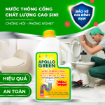 Nước thông cống Apollo Green 1400gr